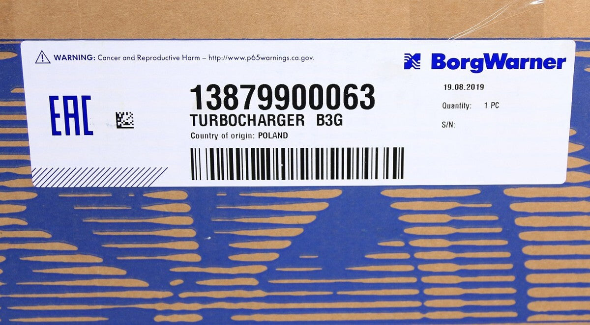 13879980063 New Turbocharger