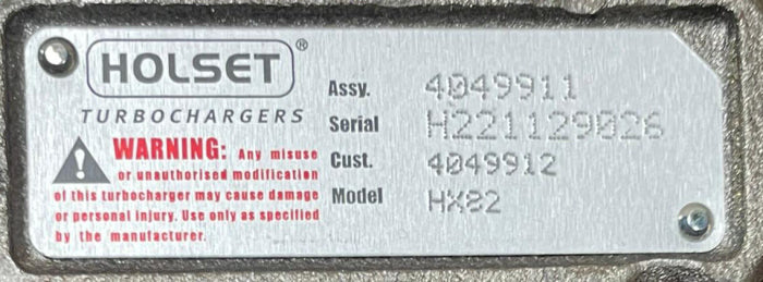 4049911 New Turbocharger