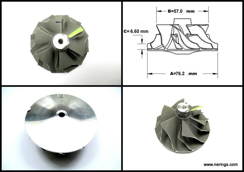 CW16266 New Turbocharger Compressor Wheel
