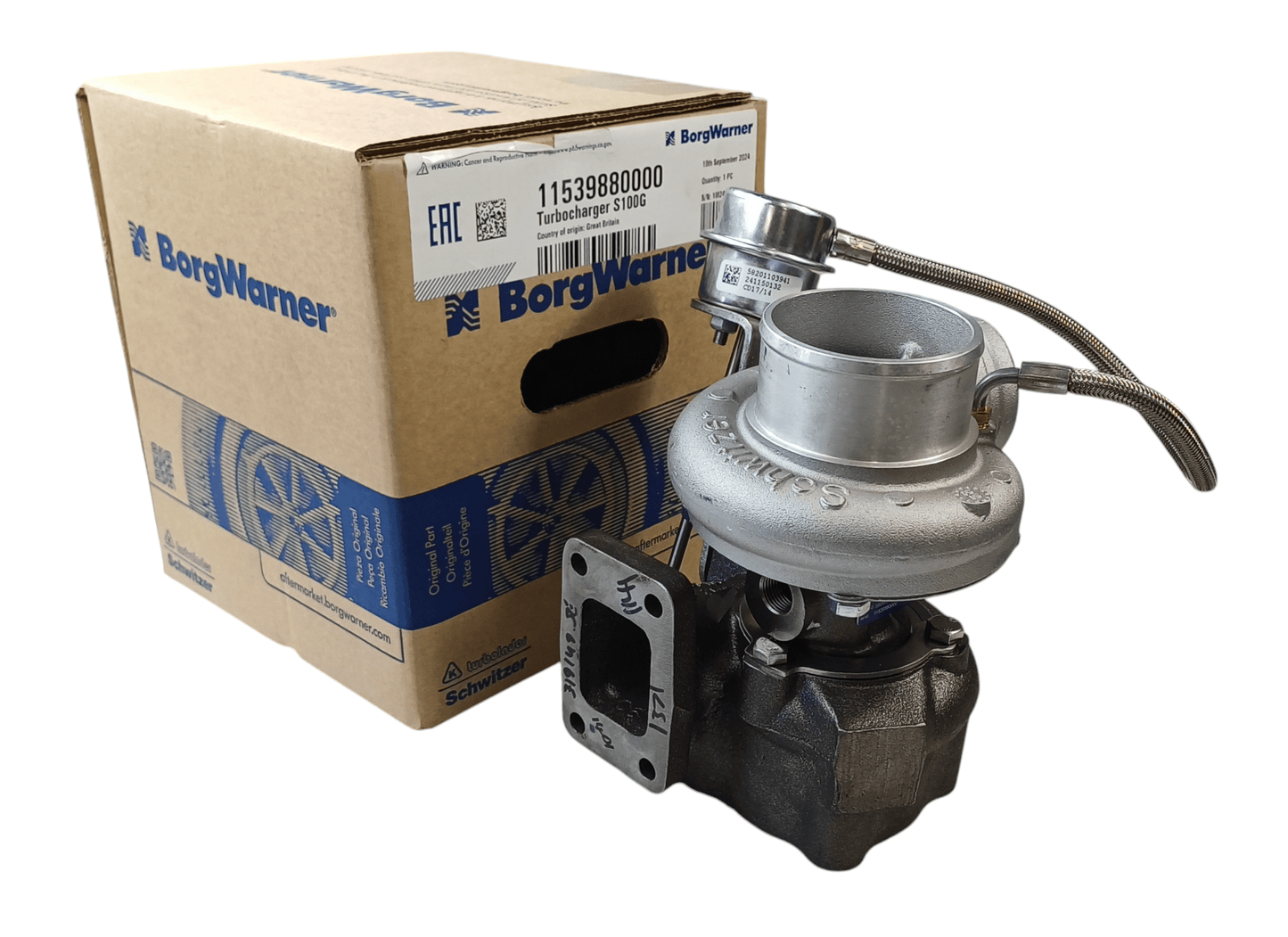 11539880000 New Turbocharger