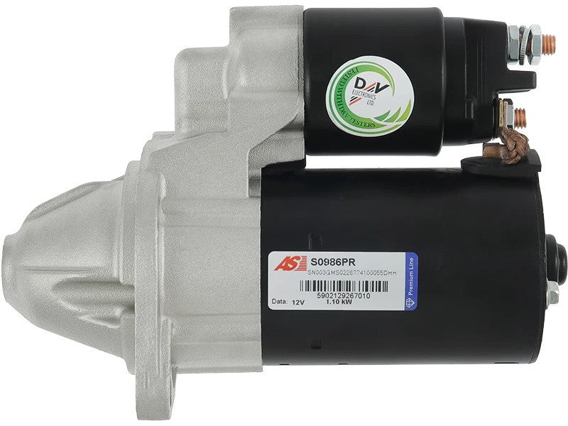 0001107083 12V/1.1Kw 9t CW New Starter motor