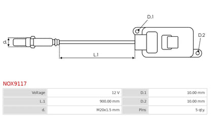 04L907805L 12V New NOx Sensor