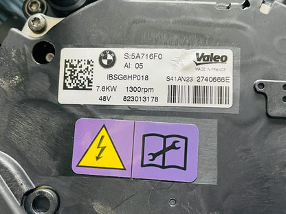 2740666E 48V/7.6Kw 1300rpm New Alternator/Starter